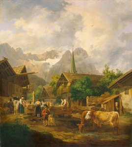 Ochtend in Partenkirchen, 1819