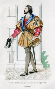 Heren van het hof van Frans I van Frankrijk, 16e eeuw 1882-1884 door Petit