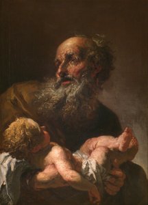 Simeon met het kindje Jezus