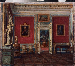 In het Kuskovo Paleis door Petr Ivanovic Petrovichev