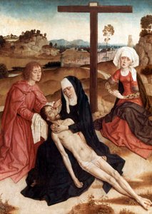Rouw over de dode Christus, c.1444 door Petrus Christus