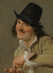 Horen: Een Man die Munten Telt (uit de serie Personificaties van de Vijf Zintuigen, ca. 1635-66) door Petrus Staverenus
