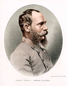 Franz Joseph, keizer van Oostenrijk, ca. 1880 door Petter and Galpin Cassell