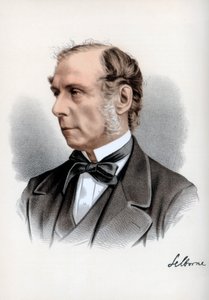 Roundell Palmer, 1e Graaf van Selborne, Britse advocaat en liberale politicus, ca. 1890 door Petter and Galpin Cassell