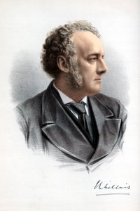 Sir John Everett Millais, 1e Baronet, Britse schilder en illustrator, ca. 1890 door Petter and Galpin Cassell