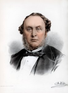 Sir Michael Costa, Italiaans-Britse componist en dirigent, c1890 door Petter and Galpin Cassell