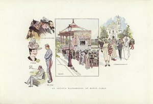 Zwerftochten van een kunstenaar, in Monte Carlo