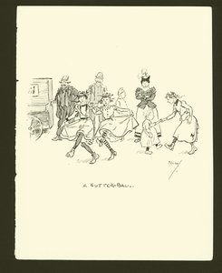 Illustratie voor Phil Mays Gutter-Snipes door Phil May