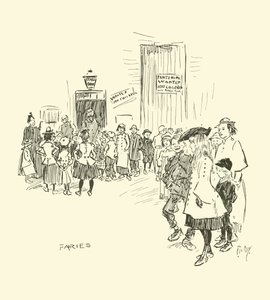 Illustratie voor Phil Mays Gutter-Snipes door Phil May
