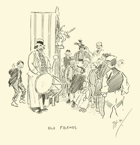 Illustratie voor Phil Mays Gutter-Snipes door Phil May