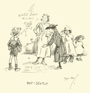 Illustratie voor Phil Mays Gutter-Snipes door Phil May