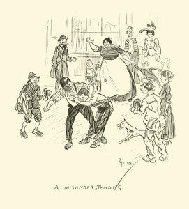 Illustratie voor Phil Mays Gutter-Snipes door Phil May