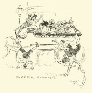 Illustratie voor Phil Mays Gutter-Snipes door Phil May