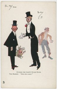Buiten de Gaiety Stage Door