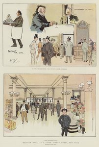 Westerse manieren, in een hotel aan Fifth Avenue, New York