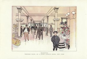 Westerse manieren, in een Fifth Avenue Hotel, New York