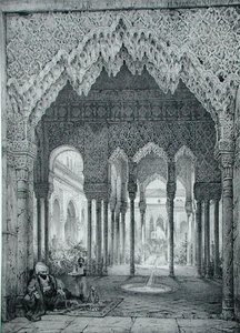 Ingang van het Hof van Leeuwen, Alhambra, Plaat 4 uit 
