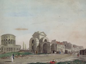 Barrière du Faubourg Saint-Martin, 1809 door Philibert Louis Debucourt