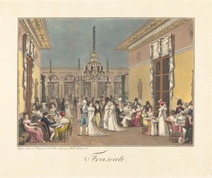 Frascati door Philibert Louis Debucourt