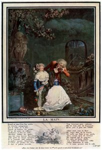La Main, 1788, 1931 door Philibert Louis Debucourt