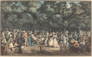 De Openbare Promenade door Philibert Louis Debucourt