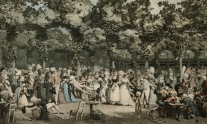 De Openbare Promenade, 1792 door Philibert Louis Debucourt