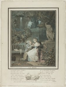 De roos door Philibert Louis Debucourt