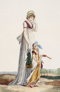 Jonge moeder en kind, 1800
