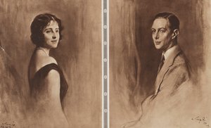 Koning George VI en Koningin Elizabeth