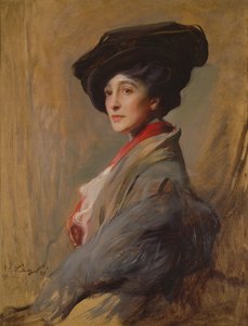 Mevrouw David Beatty, later de Gravin Beatty door Philip Alexius de Laszlo