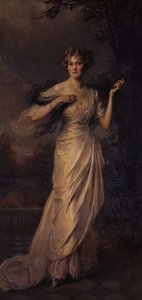 Portret van Helen, vrouw van de 8e hertog van Northumberland door Philip Alexius de Laszlo