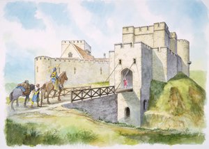 Helmsley Kasteel, North Yorkshire, 13e eeuw door Philip Corke