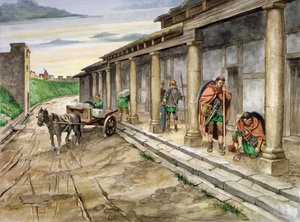 Housesteads Romeins Fort door Philip Corke