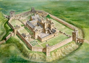 Sherborne Old Castle, Dorset door Philip Corke