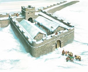 Winshields Milecastle, Muur van Hadrianus, Northumberland, 2007 door Philip Corke