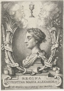 Portret van Christina, koningin van Zweden door Philip Fruytiers
