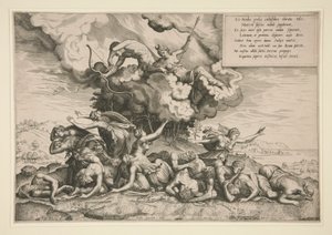 Apollo en Artemis doden Niobe