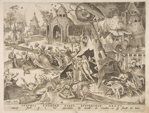 Lust Luxuria uit De zeven hoofdzonden, 1558