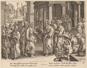 Sint Paulus betwist de tovenaar
