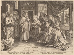 De Ontmoeting van de Apostelen en de Vrouwen in de Bovenkamer