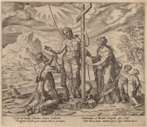 De ijverige werker verenigd met Christus na de dood