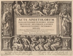 Titelpagina door Philip Galle after Maerten van Heemskerck after Jan van der Straet