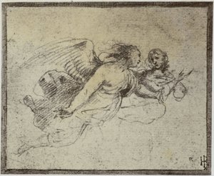 A. Caracci, Een Magdalena door Philip Henry Delamotte