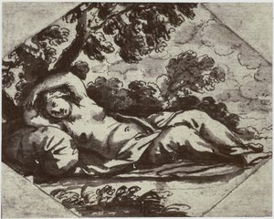 A Sleeping Beauty door Philip Henry Delamotte