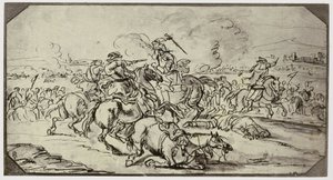 Borgognone, Een slag