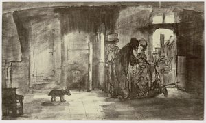 Rembrandt, Tobit zegent Tobias