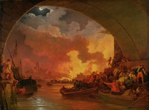 De grote brand van Londen, ca. 1797