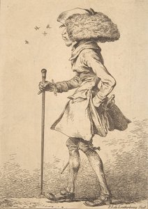 Van Warwick Lane door Philip James de Loutherbourg
