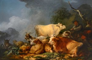 Landschap met dieren