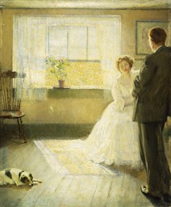 Gouden zonlicht, 1895 door Philip Leslie Hale